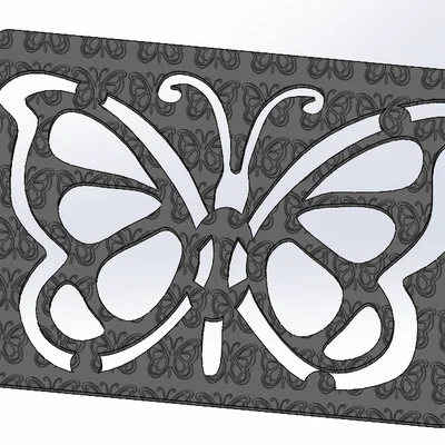 Khuôn Vẽ Con Bướm (Butterfly Drawing Template)