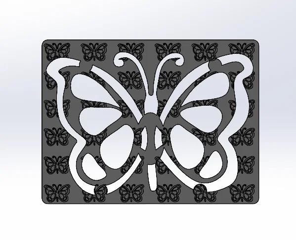 Khuôn Vẽ Con Bướm (Butterfly Drawing Template) - Image 3
