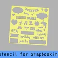 Stencil cho Scrapbooking - Thumbnail 1