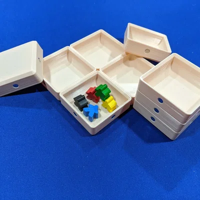 Khay đựng phụ kiện board game gắn nam châm (Magnetic board game bits trays)