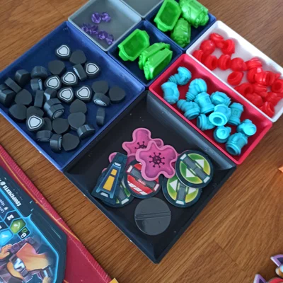 Khay đựng linh kiện board game có nam châm - In 3D tiện lợi
