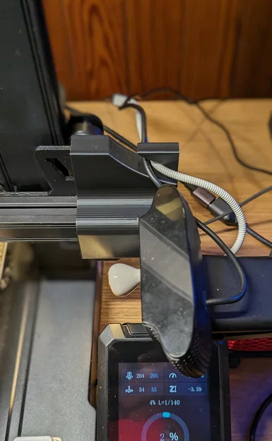 Ngàm gắn camera Logi C920 cho Ender 3 S1/S1 Pro kèm kẹp đèn IKEA Jasjö - Image 2