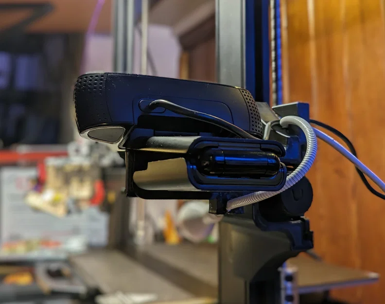 Ngàm gắn camera Logi C920 cho Ender 3 S1/S1 Pro kèm kẹp đèn IKEA Jasjö - Image 3