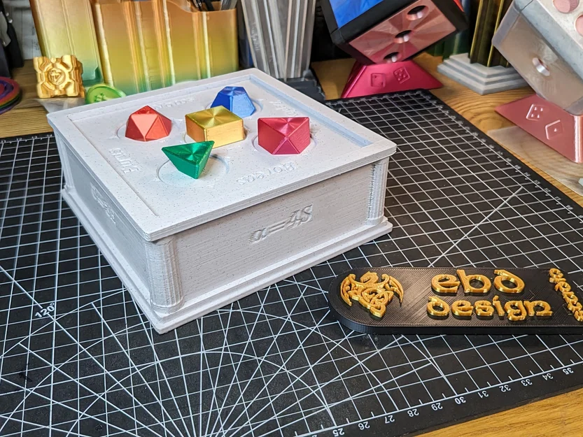 Hộp Puzzle “Jewels of Plato Puzzle Box” - Image 1