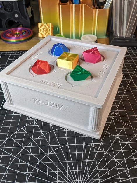 Hộp Puzzle “Jewels of Plato Puzzle Box” - Image 2