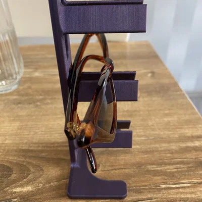 Kệ Đựng Mắt Kính Để Bàn In 3D (3 Ngăn Tiện Lợi)