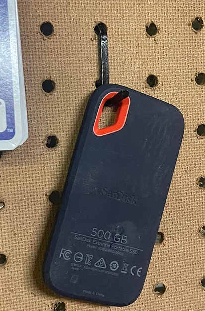 Móc Peg Board Tiêu Chuẩn (Standard Peg Board Hook) - Image 2