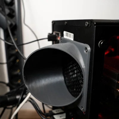 Ống dẫn gió quạt sau 120mm (120mm Rear fan duct)