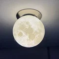 Đèn Mặt Trăng 100mm gắn trần cho bóng GU10 kèm vòng giữ - Thumbnail 1