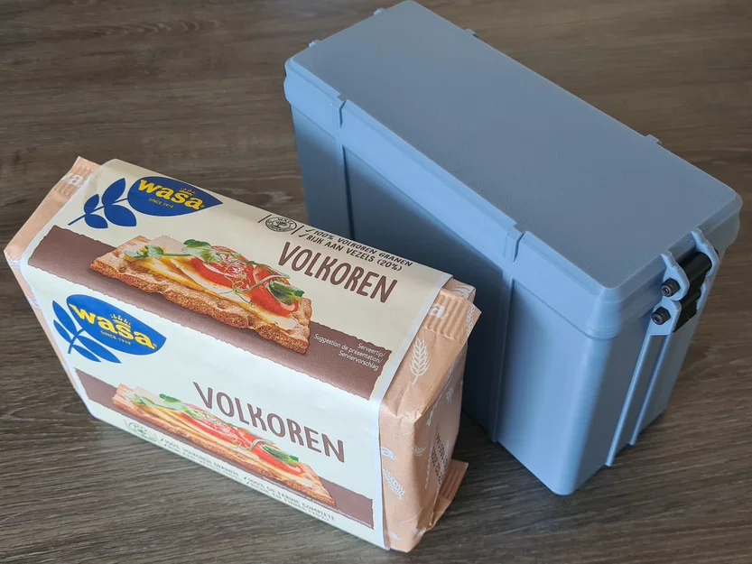 Hộp lưu trữ kín khí 3D cho bánh mì Wasa Knackebrod - Image 1