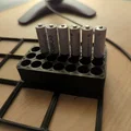 Khay đựng pin AAA Gridfinity 21 vị trí - Giải pháp lưu trữ ngăn nắp - Thumbnail 1