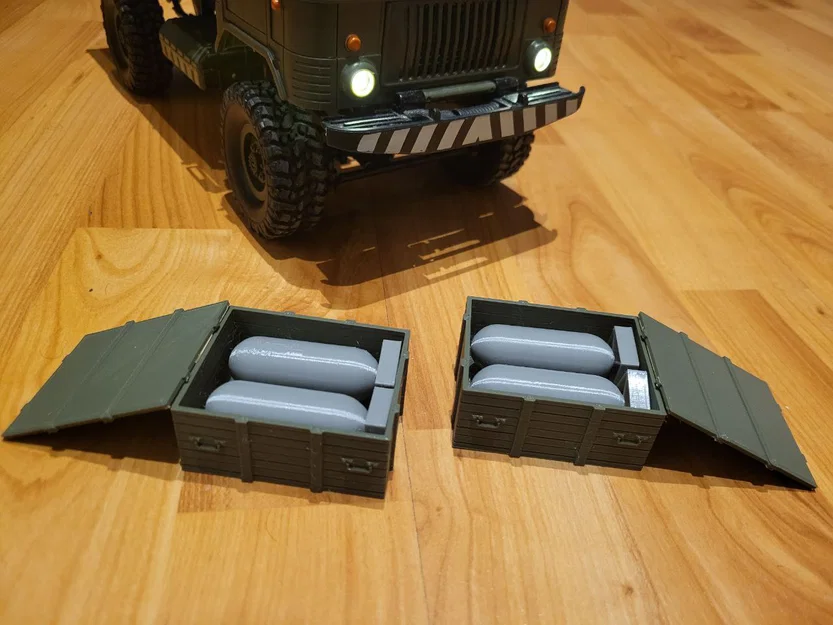 Thùng vũ khí kèm bom máy bay tỉ lệ 1:16 cho WPL RC Trucks - Image 4