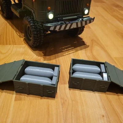 Thùng vũ khí kèm bom máy bay tỉ lệ 1:16 cho WPL RC Trucks