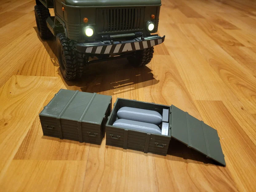 Thùng vũ khí kèm bom máy bay tỉ lệ 1:16 cho WPL RC Trucks - Image 5