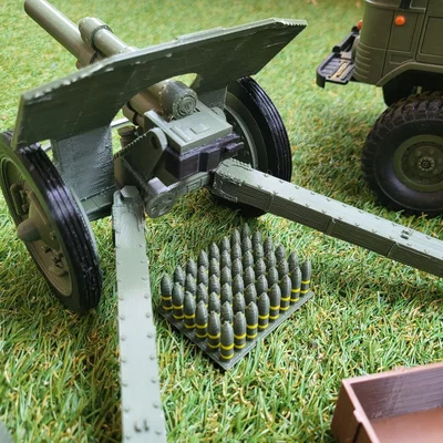 Thùng vũ khí kèm đạn pháo tỉ lệ 1:16 cho WPL RC Trucks