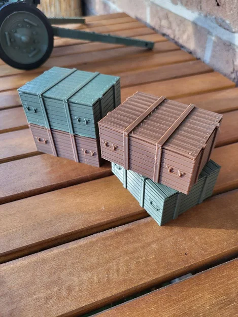 Thùng vũ khí kèm đạn pháo tỉ lệ 1:16 cho WPL RC Trucks - Image 2