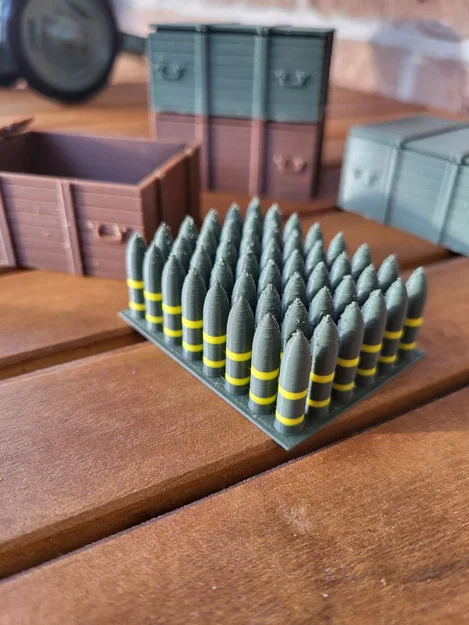 Thùng vũ khí kèm đạn pháo tỉ lệ 1:16 cho WPL RC Trucks - Image 3