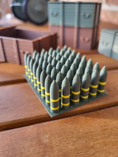 Thùng vũ khí kèm đạn pháo tỉ lệ 1:16 cho WPL RC Trucks - Image 4