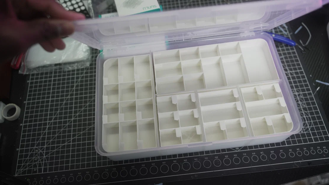 Khay chia ngăn 3D cho hộp IKEA GLIS - Giải pháp lưu trữ ốc vít thông minh - Image 2