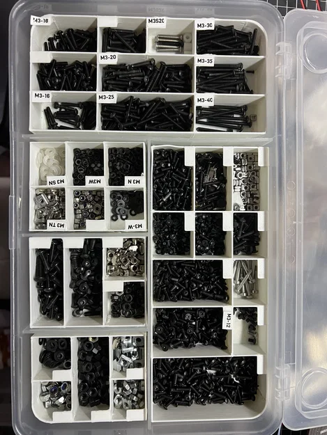 Khay chia ngăn 3D cho hộp IKEA GLIS - Giải pháp lưu trữ ốc vít thông minh - Image 4
