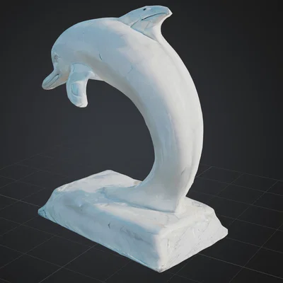 Mô Hình Tượng Cá Heo Nghệ Thuật (Delfin Statur) In 3D Độc Đáo