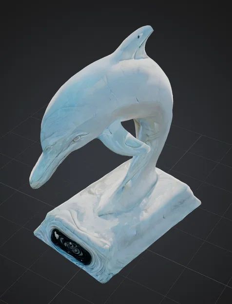 Mô Hình Tượng Cá Heo Nghệ Thuật (Delfin Statur) In 3D Độc Đáo - Image 3
