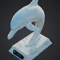 Mô Hình Tượng Cá Heo Nghệ Thuật (Delfin Statur) In 3D Độc Đáo - Thumbnail 3