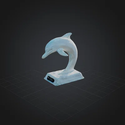 Mô Hình Tượng Cá Heo Nghệ Thuật (Delfin Statur) In 3D Độc Đáo