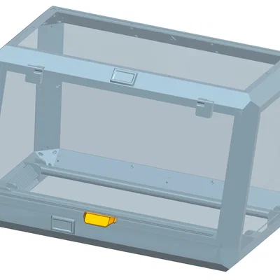 Tay nắm cửa cho hộp sấy nhựa Drybox phong cách Prusa