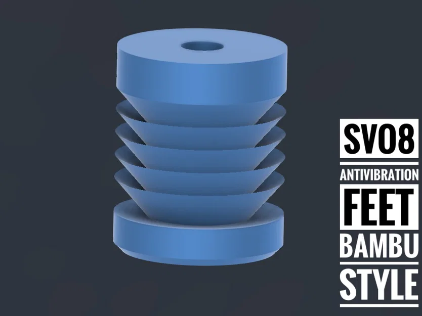Chân chống rung TPU cho Sovol SV08 kiểu “Bambu Style” - Image 1
