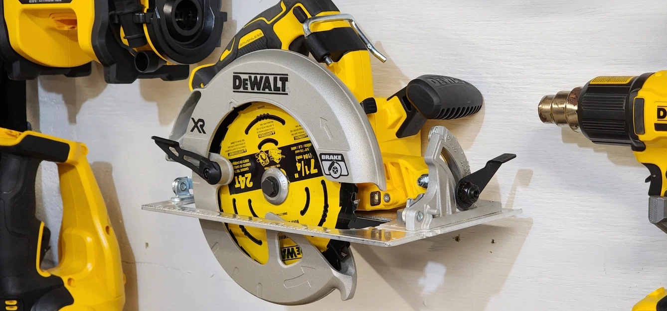 Giá treo tường ẩn cho cưa đĩa Dewalt 7 1/4 (Bản cập nhật) - Image 1