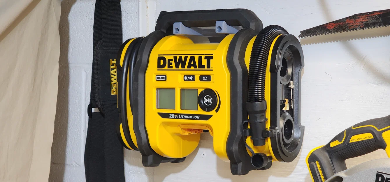 Giá treo tường cho máy bơm lốp DEWALT DCC020IB 20V MAX - Image 1