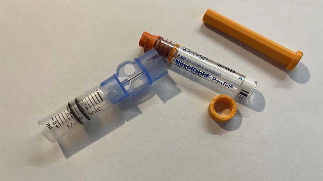 Bộ chuyển đổi ống Penfill Novorapid cho bơm insulin Minimed - Image 2