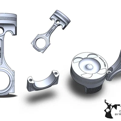 Piston - móc khóa