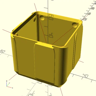 BinLink: Hệ thống thùng chứa đồ thông minh tùy chỉnh bằng OpenSCAD