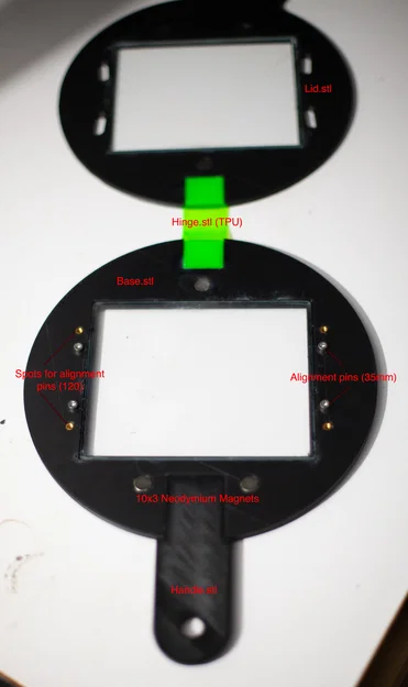Negative Carrier Kính 4x5 Universal cho Beseler - Image 1
