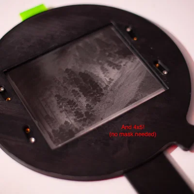 Negative Carrier Kính 4x5 Universal cho Beseler