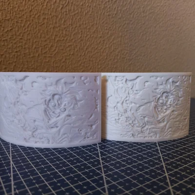 Lithophane Tanjiro Kamado (Demon Slayer) – Tranh sáng in 3D