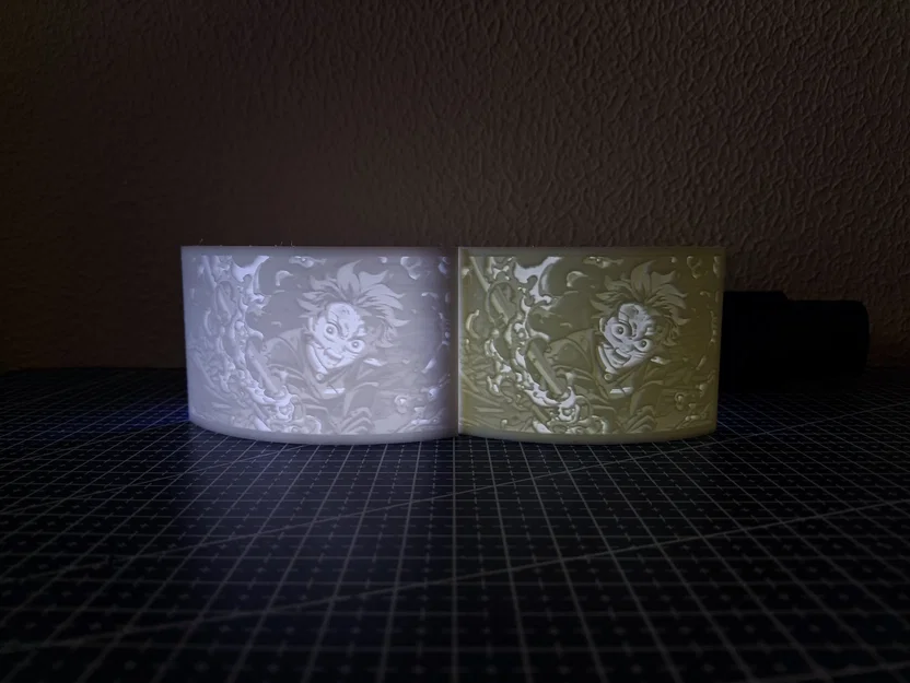 Lithophane Tanjiro Kamado (Demon Slayer) – Tranh sáng in 3D - Image 3