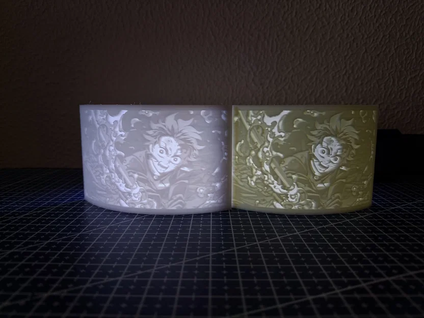 Lithophane Tanjiro Kamado (Demon Slayer) – Tranh sáng in 3D - Image 4