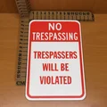 Bảng “No Trespassing” (Cấm Xâm Nhập) - Thumbnail 2