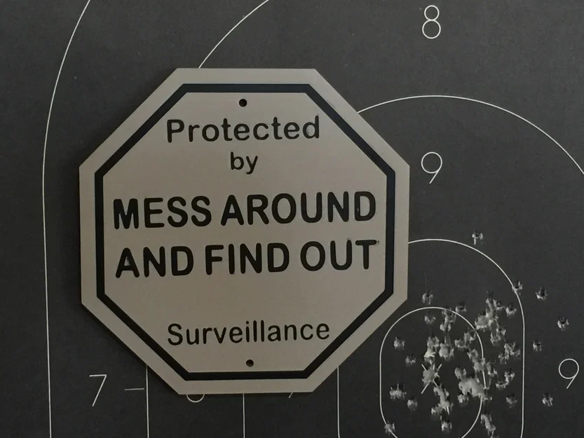 Bảng hiệu Hoplophobia (Hoplophobia Sign) - Image 1