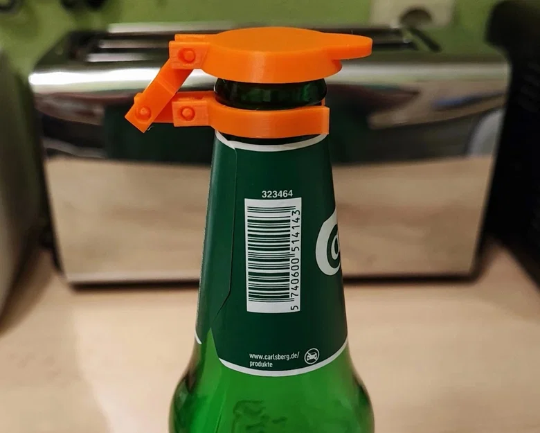 Nắp đậy chai 3D thông minh (Bottle Cap Gadget) dễ in - Image 1