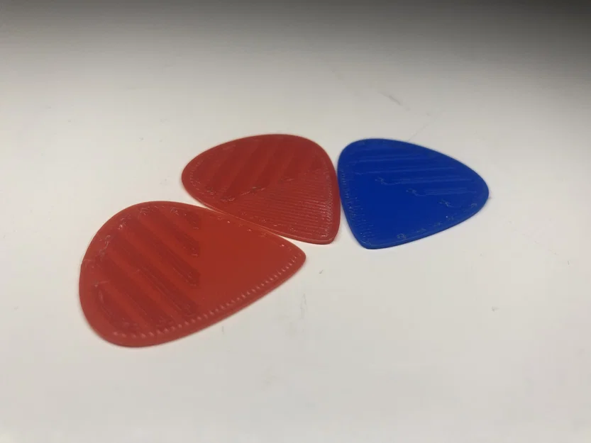 Bộ Phím Gảy Guitar (Pick) 3D siêu mỏng 0.6mm và 0.8mm cực bám tay - Image 2