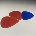 Bộ Phím Gảy Guitar (Pick) 3D siêu mỏng 0.6mm và 0.8mm cực bám tay - Thumbnail 2