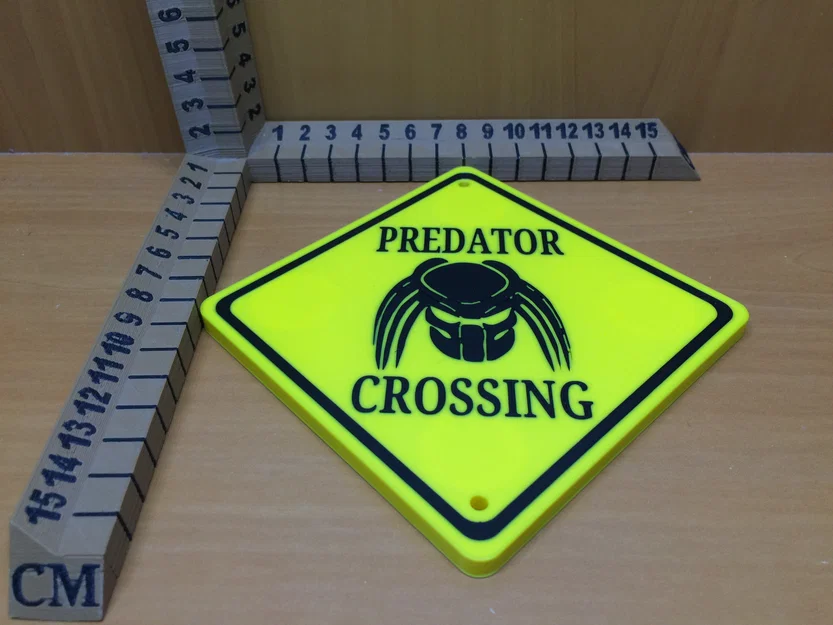 Bảng hiệu “Predator Crossing” - Image 2