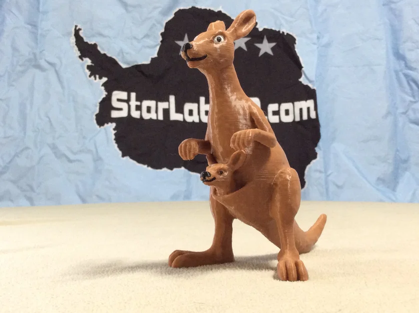 Kangaroo (Chuột túi) - Mẫu in 3D bản single filament & MMU - Image 1
