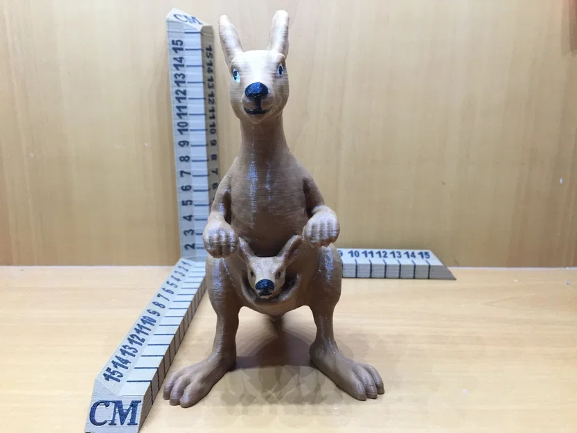Kangaroo (Chuột túi) - Mẫu in 3D bản single filament & MMU - Image 2