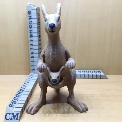 Kangaroo (Chuột túi) - Mẫu in 3D bản single filament & MMU