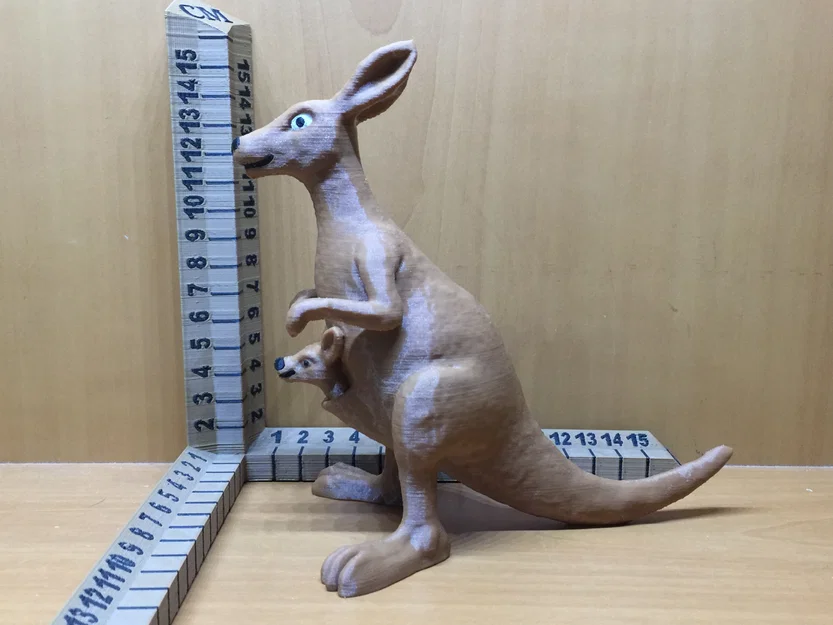 Kangaroo (Chuột túi) - Mẫu in 3D bản single filament & MMU - Image 3